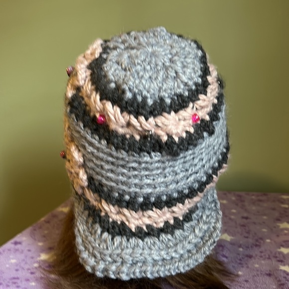 Crochet newsboy medium soft thick acrylic yarn new - Picture 10 of 11